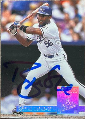 Brian McRae Signed 1994 Donruss Special Edition Baseball Card - Kansas City Royals - PastPros