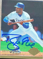Brian McRae Signed 1994 Fleer Ultra Baseball Card - Kansas City Royals