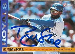 Brian McRae Signed 1994 O-Pee-Chee Baseball Card - Kansas City Royals