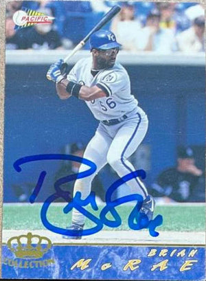 Brian McRae Signed 1994 Pacific Baseball Card - Kansas City Royals