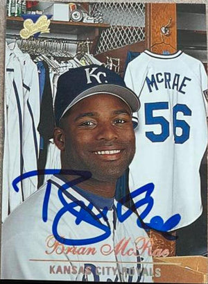 Brian McRae Signed 1994 Studio Baseball Card - Kansas City Royals - PastPros