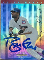 Brian McRae Signed 1995 Leaf Limited Baseball Card - Chicago Cubs - PastPros