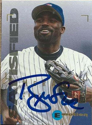 Brian McRae Signed 1995 Skybox E-Motion Baseball Card - Chicago Cubs - PastPros