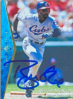 Brian McRae Signed 1995 SP Baseball Card - Chicago Cubs