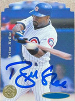 Brian McRae Signed 1995 SP Championship Die Cuts Baseball Card - Chicago Cubs