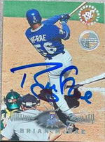 Brian McRae Signed 1995 Stadium Club Virtual Reality Member's Only Baseball Card - Kansas City Royals