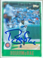 Brian McRae Signed 1997 Topps Baseball Card - Chicago Cubs