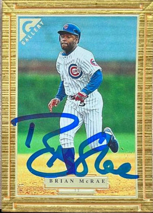 Brian McRae Signed 1997 Topps Gallery Baseball Card - Chicago Cubs