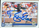 Brian McRae Signed 1999 UD Choice Baseball Card - New York Mets