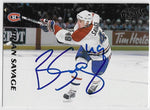 Brian Savage Signed 1998 - 99 Pacific Hockey Card - Montreal Canadiens - PastPros