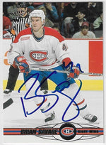 Brian Savage Signed 2000-01 Pacific Hockey Card - Montreal Canadiens