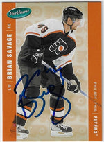 Brian Savage Signed 2005-06 Parkhurst Hockey Card - Philadelphia Flyers