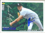 Bruce Ruffin Autographed 1995 Collector's Choice Silver Signature Baseball Card - Colorado Rockies #451