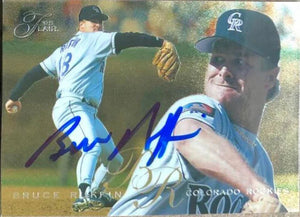 Bruce Ruffin Autographed 1995 Flair Baseball Card - Colorado Rockies #133