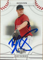 Bud Norris Signed 2008 Donruss Threads Baseball Card - Houston Astros #64