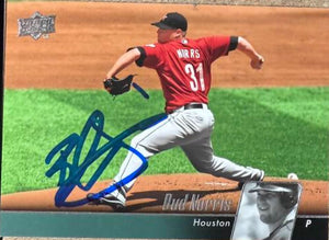 Bud Norris Signed 2010 Upper Deck Baseball Card - Houston Astros #237