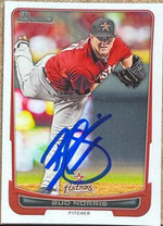 Bud Norris Signed 2012 Bowman Baseball Card - Houston Astros #172