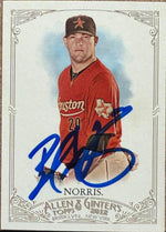 Bud Norris Signed 2012 Topps Allen & Ginter Baseball Card - Houston Astros #106