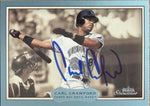 Carl Crawford Signed 2003 Fleer Showcase Baseball Card - Tampa Bay Rays #107 ST