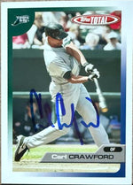 Carl Crawford Signed 2005 Topps Total Baseball Card - Tampa Bay Rays #80