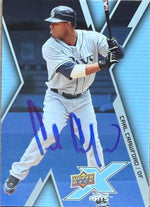 Carl Crawford Signed 2009 Upper Deck X Baseball Card - Tampa Bay Rays #87