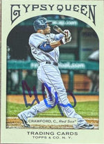 Carl Crawford Signed 2011 Topps Gypsy Queen Baseball Card - Boston Red Sox #32