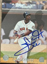 Carl Everett Signed 2000 Topps Stars Baseball Card - Boston Red Sox