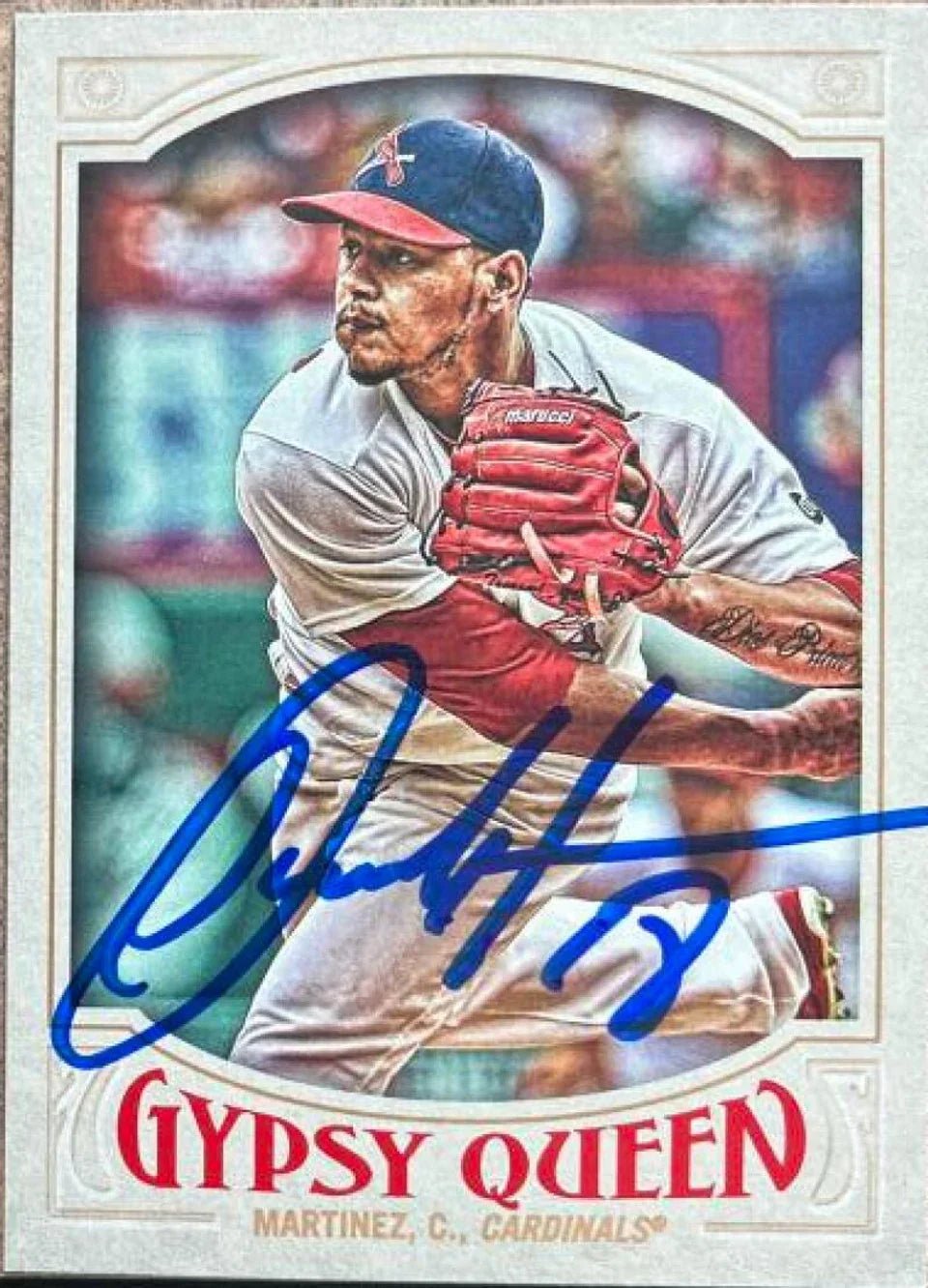 Carlos Martinez Signed 2016 Topps Gypsy Queen Baseball Card - St Louis Cardinals