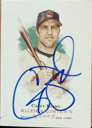Casey Blake Signed 2007 Allen & Ginter Baseball Card - Cleveland Indians