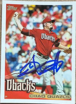 Chad Qualls Autographed 2010 Topps Baseball Card - Arizona Diamondbacks