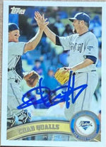 Chad Qualls Autographed 2011 Topps Update Baseball Card - San Diego Padres