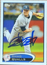 Chad Qualls Autographed 2012 Topps Update Baseball Card - New York Yankees
