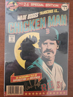"Chicken Man" Wade Boggs Pop Fly Pop Shop Print 40 – Signed by Wade Boggs & Daniel Jacob Horine - PastPros
