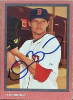 Clay Buchholz Signed 2014 Topps Turkey Red Baseball Card - Boston Red Sox #10