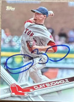 Clay Buchholz Signed 2017 Topps Baseball Card - Boston Red Sox #267