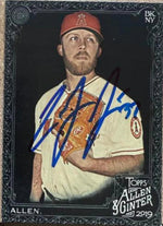 Cody Allen Signed 2019 Allen & Ginter X Baseball Card - Cleveland Indians