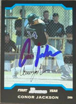 Conor Jackson Signed 2004 Bowman Baseball Card - Arizona Diamondbacks