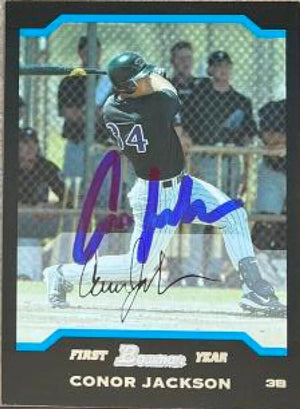 Conor Jackson Signed 2004 Bowman Baseball Card - Arizona Diamondbacks - PastPros