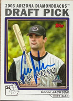 Conor Jackson Signed 2004 Topps Baseball Card - Arizona Diamondbacks
