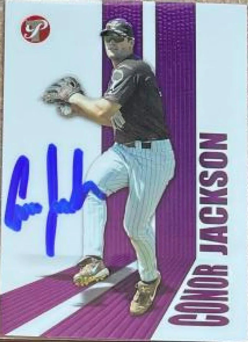 Conor Jackson Signed 2004 Topps Pristine Baseball Card - Arizona Diamondbacks