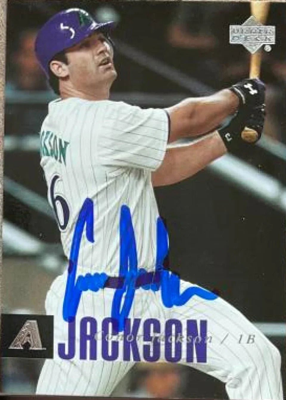 Conor Jackson Signed 2006 Upper Deck Baseball Card - Arizona Diamondbacks #24