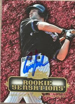 Conor Jackson Signed 2007 Fleer Rookie Sensations Baseball Card - Arizona Diamondbacks - PastPros