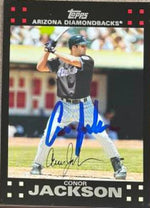 Conor Jackson Signed 2007 Topps Baseball Card - Arizona Diamondbacks