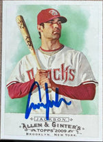 Conor Jackson Signed 2009 Allen & Ginter Baseball Card - Arizona Diamondbacks