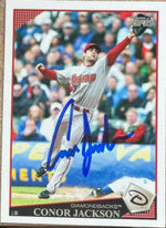 Conor Jackson Signed 2009 Topps Baseball Card - Arizona Diamondbacks