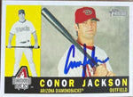 Conor Jackson Signed 2009 Topps Heritage Baseball Card - Arizona Diamondbacks