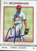 Conor Jackson Signed 2009 Topps Ticket to Stardom Baseball Card - Arizona Diamondbacks