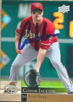 Conor Jackson Signed 2009 Upper Deck Baseball Card - Arizona Diamondbacks #515