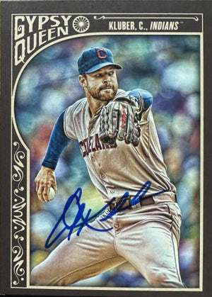 Corey Kluber Signed 2015 Topps Gypsy Queen Baseball Card - Cleveland Indians #95