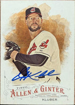 Corey Kluber Signed 2016 Topps Allen & Ginter Baseball Card - Cleveland Indians #297